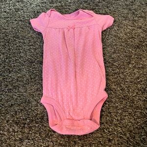 Pink Polka Dot Kids One Piece
